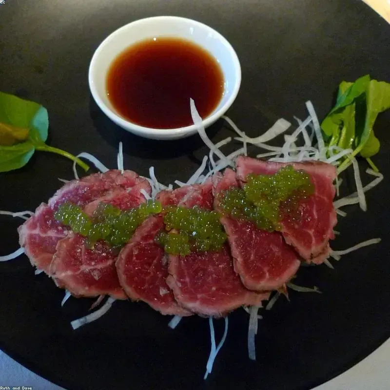 Tataki de vaca rubia gallega